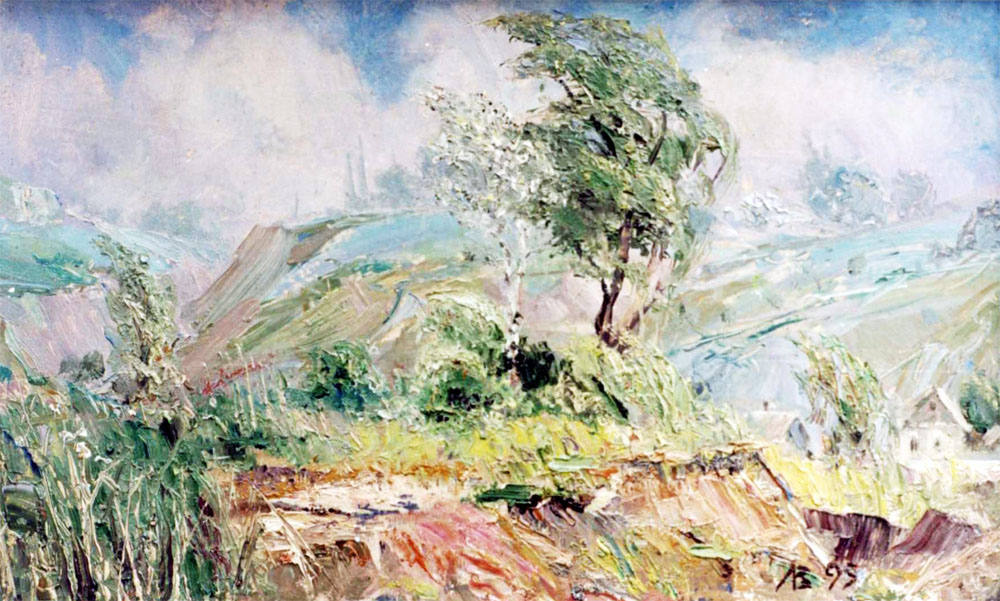 «Свіжий вітер». 1995. Картон, олія